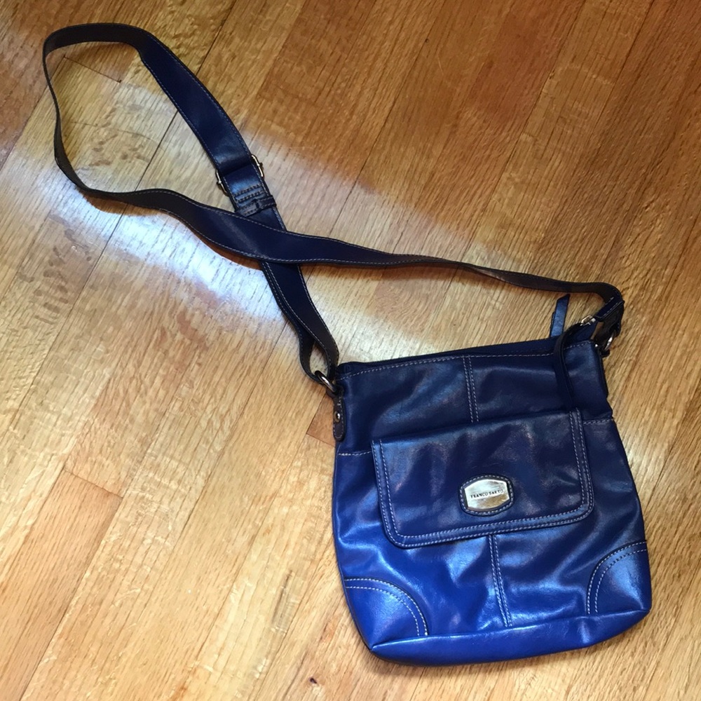 Franco Sarto Royal Blue Crossbody Purse